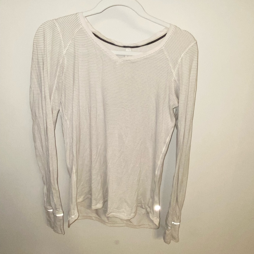 Long Sleeve striped lululemon top